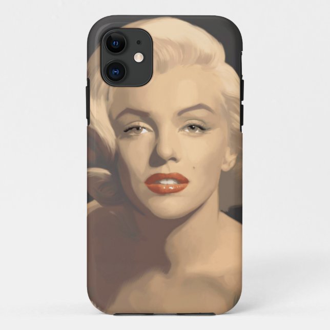 Grafik Grau Marilyn Case-Mate iPhone Hülle (Rückseite)