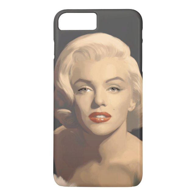 Grafik Grau Marilyn Case-Mate iPhone Hülle (Rückseite)
