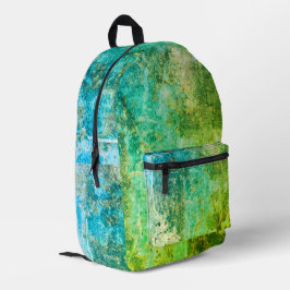 Grafik-Grunge-Rucksack Bedruckter Rucksack