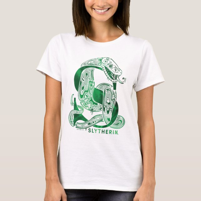 Grafik Harry Potters | Aguamenti SLYTHERIN™ T-Shirt (Vorderseite)