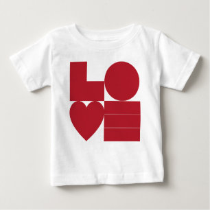 Grafik-Liebe-Shirt Baby T-shirt