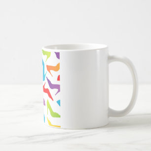 Grafik mit Damenschuhen Tasse