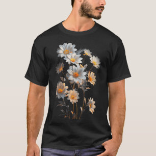 Grafik mit Gänseblümchen-Frühling Sommer Blumen Mä T-Shirt
