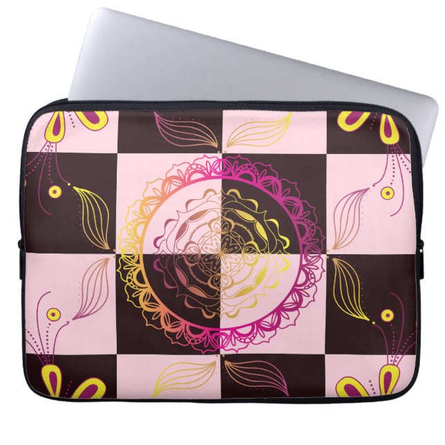 Grafik, Mystic Checkerboard Laptopschutzhülle (Vorderseite)