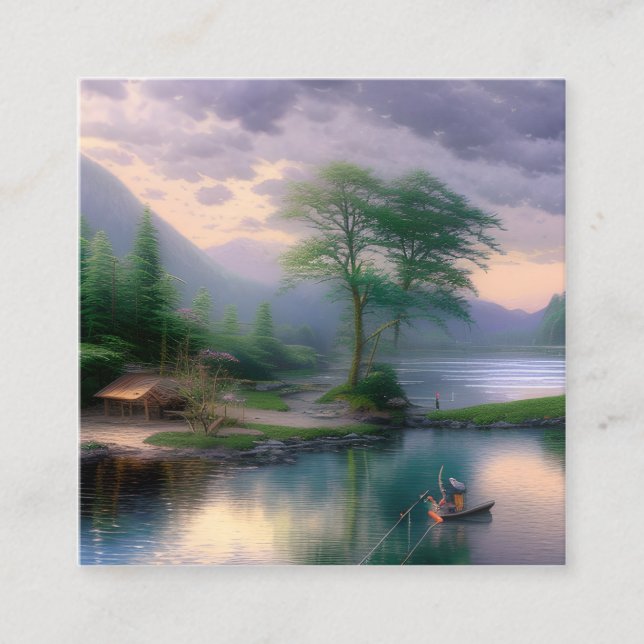 Grafik Quadratische Visitenkarte (Vorderseite)