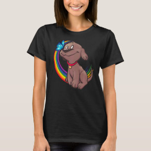 Grafik Rainbow Swirl Butterfly Mama Cu T-Shirt