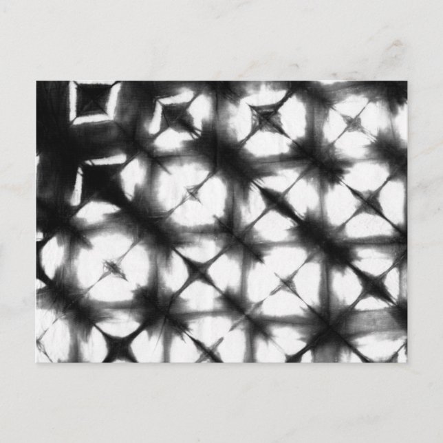 Grafik Shibori I Postkarte (Vorderseite)