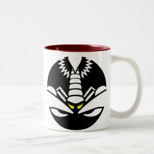 Grafik-Skorpio-Skorpion Zweifarbige Tasse