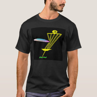 Grafik T mit Discgolf Thema T-Shirt