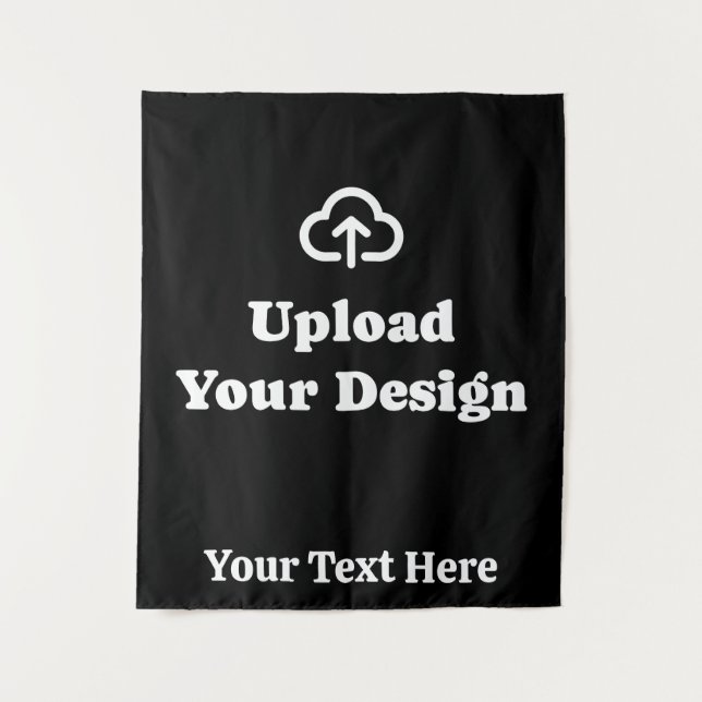 Grafik- und Textdesign Wandteppich (Vorderseite)