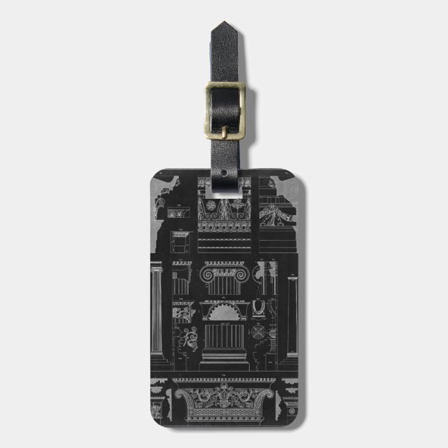 Grafikarchitektur IV Gepäckanhänger (Vorderseite vertikal)