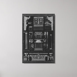 Grafikarchitektur IV Leinwanddruck