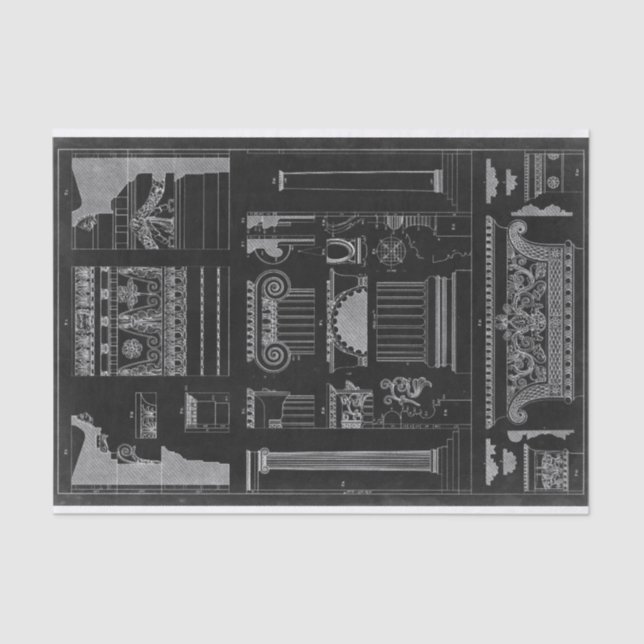 Grafikarchitektur IV Seidenpapier (Vorderseite)