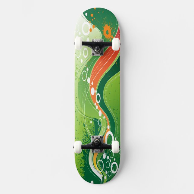Grafikdesign 15-Skateboard Skateboard (Vorderseite)