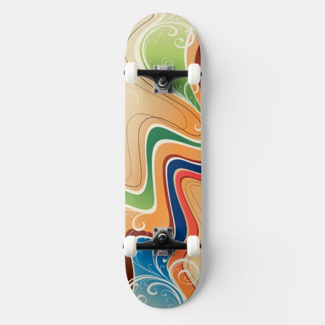 Grafikdesign 19-Skateboard Skateboard (Vorderseite)