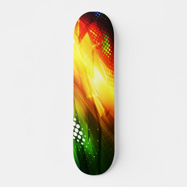 Grafikdesign 8-Steckkarte Skateboard (Vorne)
