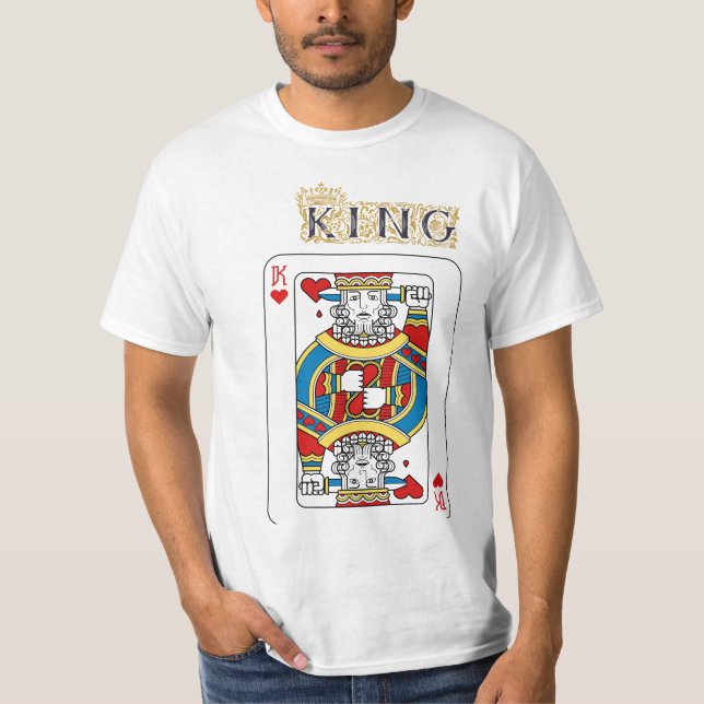 Grafikdesign auf Männerhemden T-Shirt (Vorderseite)
