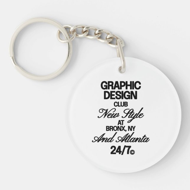 Grafikdesign-Club Schlüsselanhänger (Vorderseite)