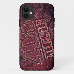 Grafikdesign der 40er Jahre für Vintage Musik iPhone 11 Hülle