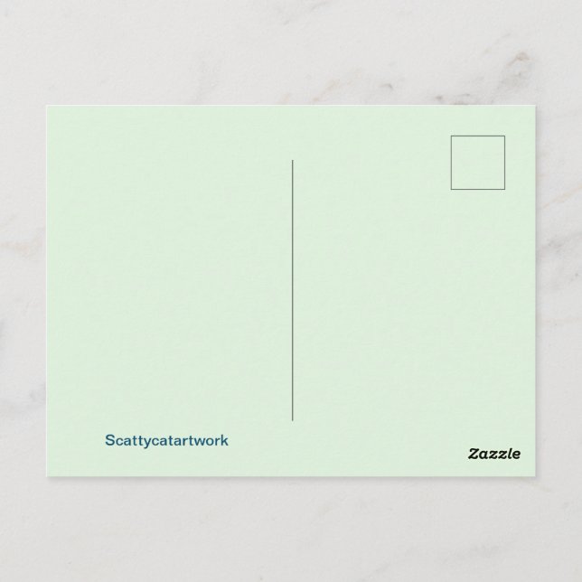 Grafikdesign der Rose Postkarte (Rückseite)
