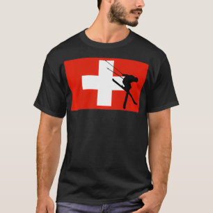 Grafikdesign der Skipiste T-Shirt