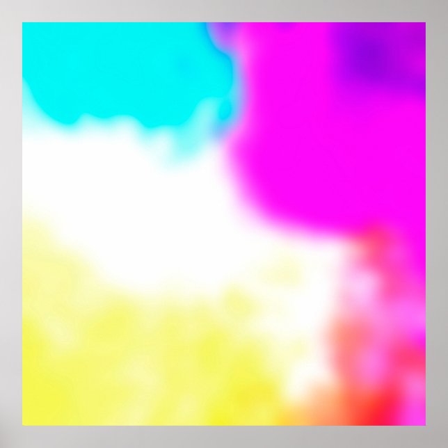 Grafikdesign digitaler Weichzeichner Textur Poster (Vorne)