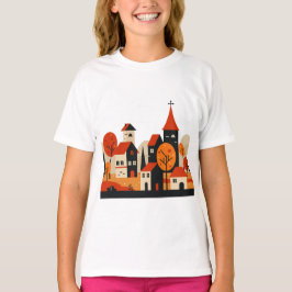 Grafikdesign eines ländlichen Herbstes T-Shirt