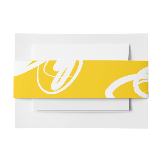 Grafikdesign Einladung Bauchband Einladungsbanderole (Vorderseite Beispiel)