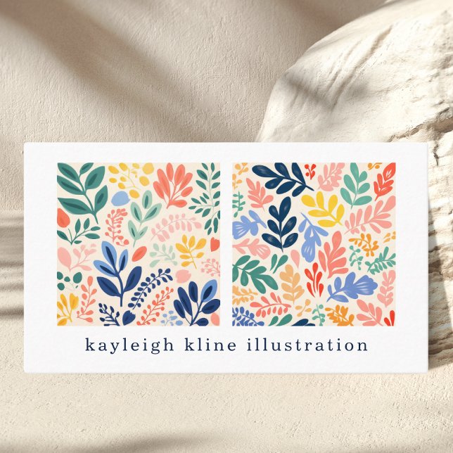 Grafikdesign Illustration Artist Profile Visitenkarte (Von Creator hochgeladen)