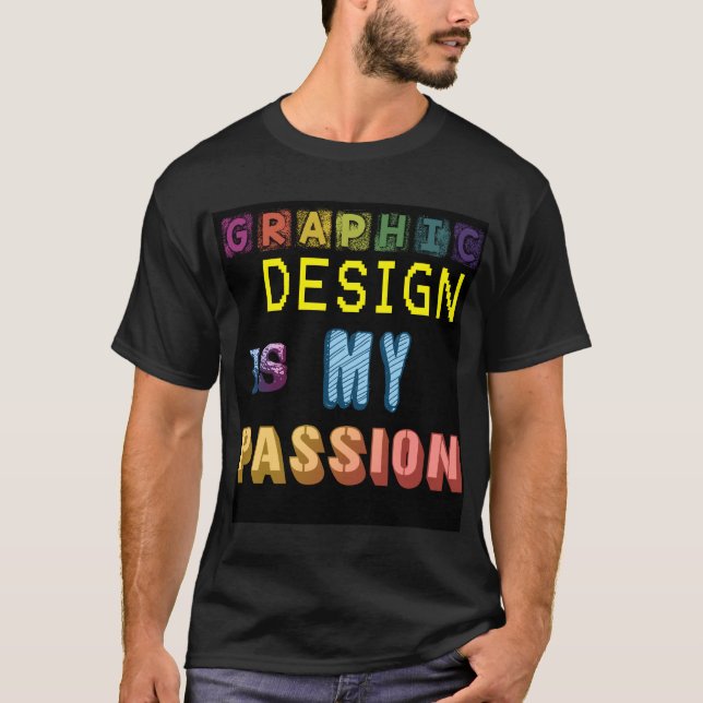 Grafikdesign ist meine Leidenschaft WordArt Pun Me T-Shirt (Vorderseite)