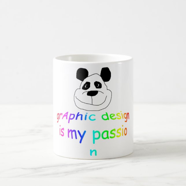 Grafikdesign ist meine Passion-Tasse Kaffeetasse (Mittel)