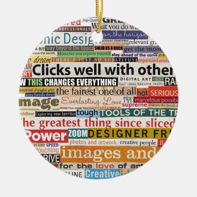 Grafikdesign Keramikornament (Vorne)