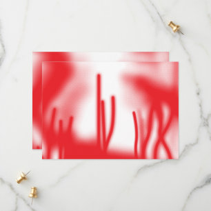 Grafikdesign mit fett rotem und orangefarbenem Des Save The Date