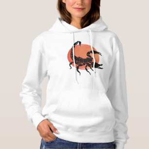 Grafikdesign Skorpion-Silhouette Hoodie