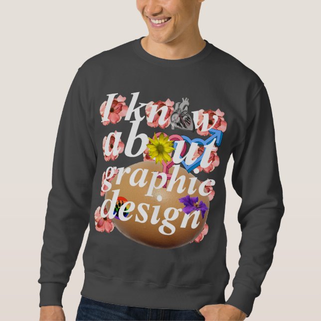 Grafikdesign Sweatshirt (Vorderseite)