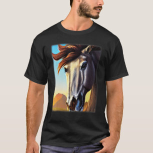 Grafikdesign Tiermotiv auf dem Fahrrad mit tl T-Shirt