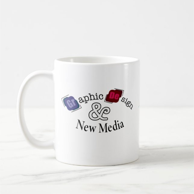Grafikdesign und neue Medien-Tasse Kaffeetasse (Links)