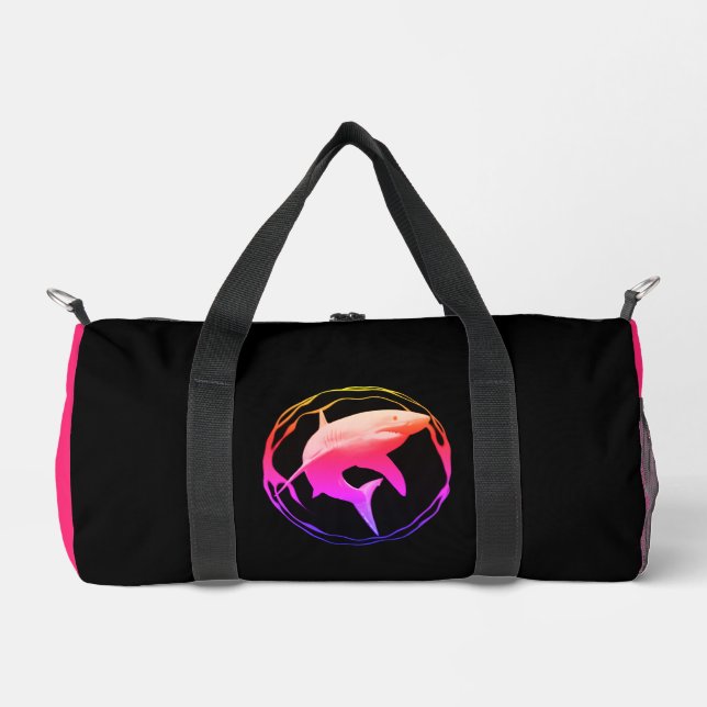 Grafikdesign von Great White Shark Duffle Bag (Vorderseite)