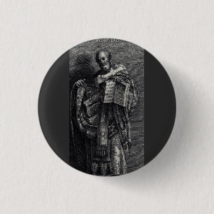 Grafikdesign zum Heiligen Athanasius von Alexandri Button