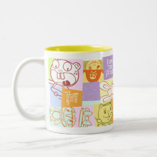 Grafikdesign Zweifarbige Tasse