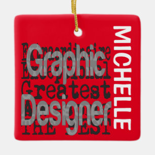 Grafikdesigner Extraordinaire CUSTOM Keramikornament