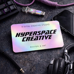 Grafikdesigner Holografisch Visitenkarte