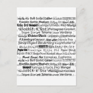 Grafikdesigner Postkarte