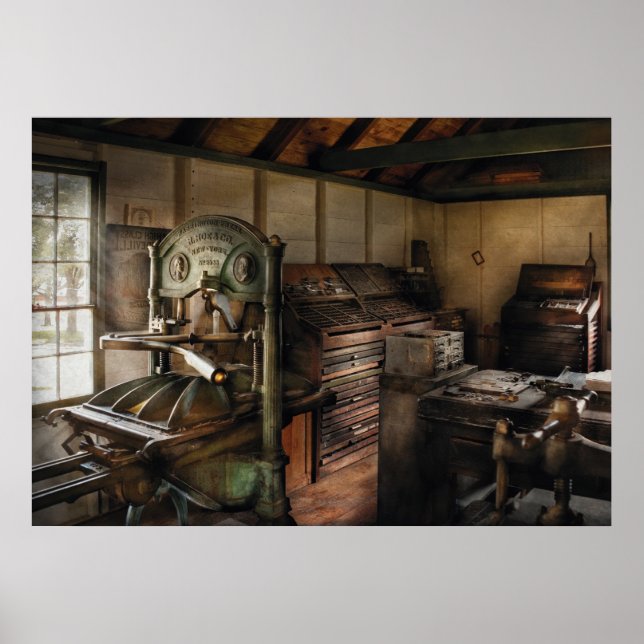 Grafiker - Die Druckerei Poster (Vorne)