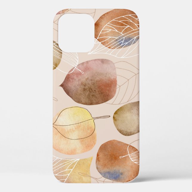 Grafikfarbenleaf-Autumn Design Case-Mate iPhone Hülle (Rückseite)