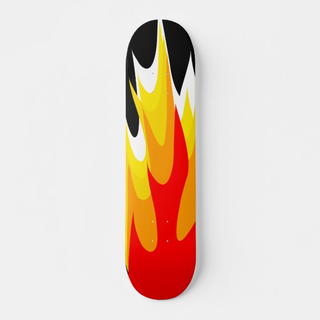 Grafikflammskateboard Skateboard (Vorne)