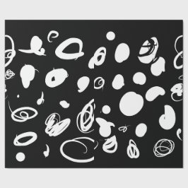 Grafikfleckenpapier Geschenkpapier
