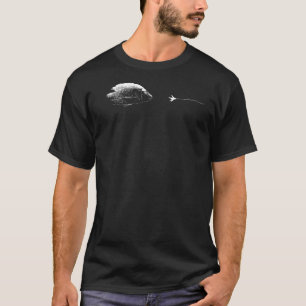 Grafikhaken für Fliegenfischen Leine Fischschnappe T-Shirt
