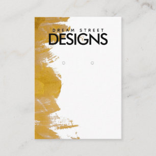 Grafikkarte für den Spritzer mit Goldfarbe Visitenkarte