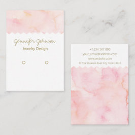 Grafikkarte für den Vorlagenhalter mit Wasserfarbe Visitenkarte